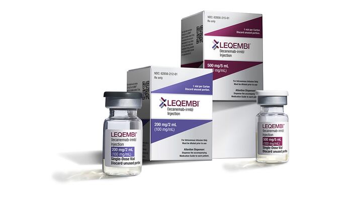 Leqembi vials and boxes