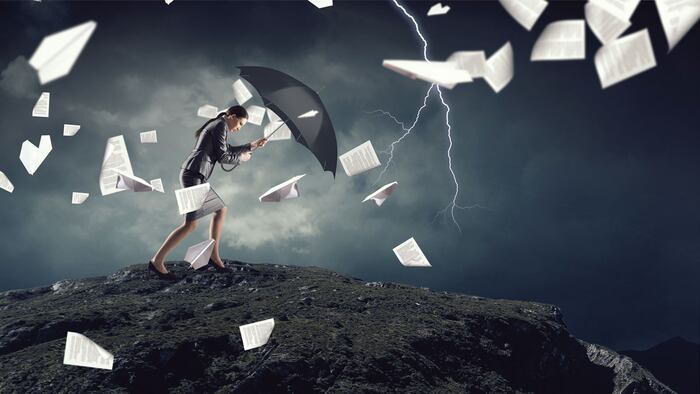 Overcoming challenges and crisis . Mixed media