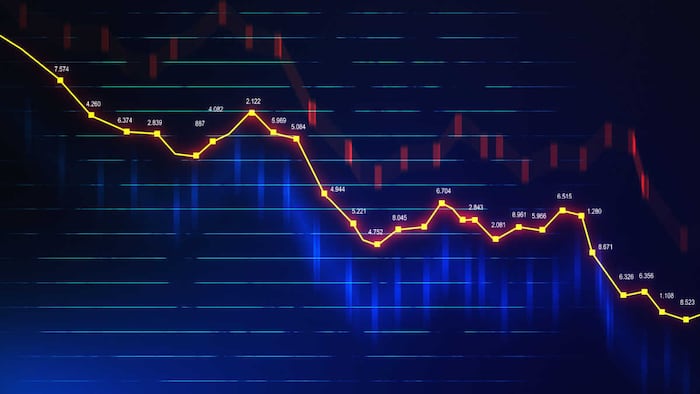 Sales decline