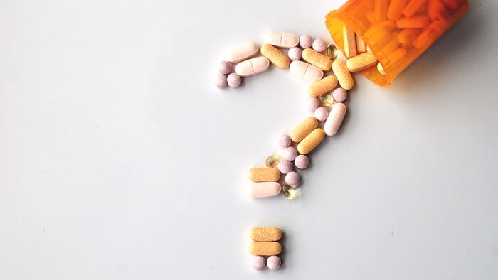 Drugs question mark