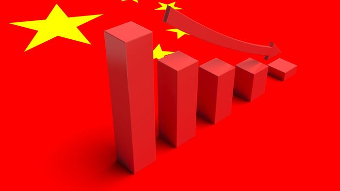 China sales down