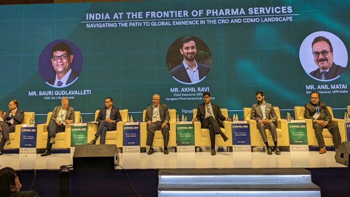 Panel of speakers at BioAsia 2024