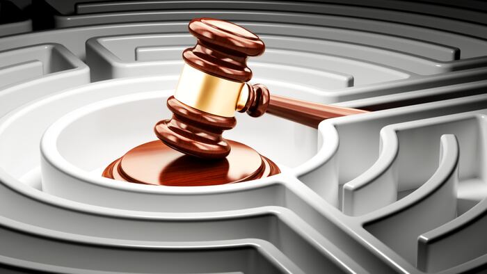 Gavel labyrinth