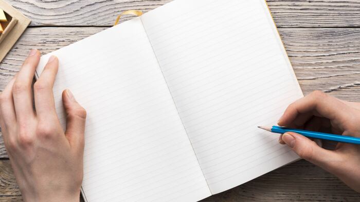 Open notebook