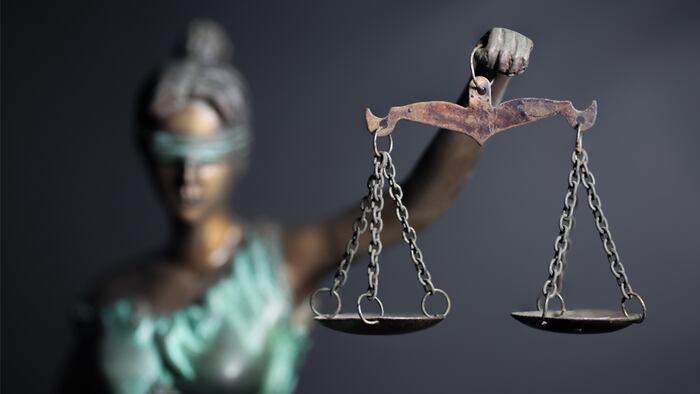Lady Justice or Themis or Justilia (Goddess of justice)