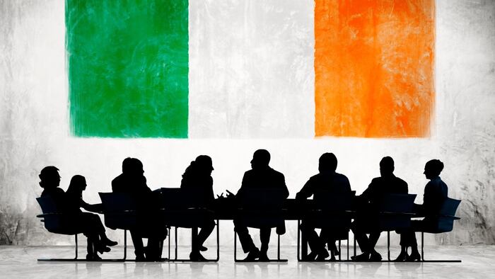 Ireland Flag Meeting Table