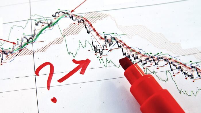 Results Graph With Pen And Question Mark