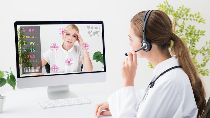 Remote medicine concept. Telemedicine.