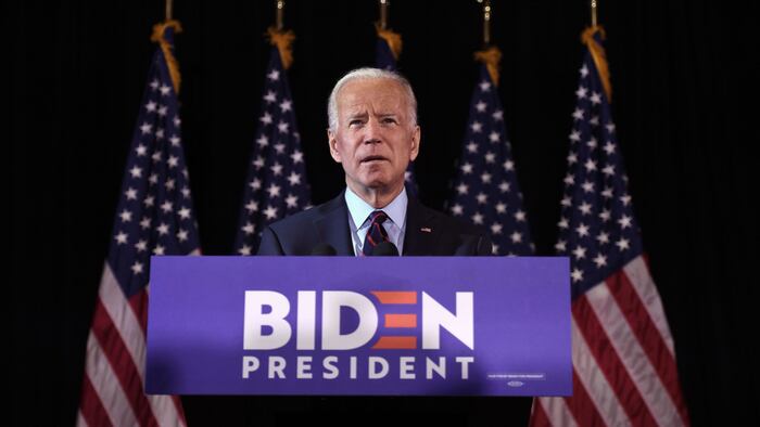 Joe Biden at podium