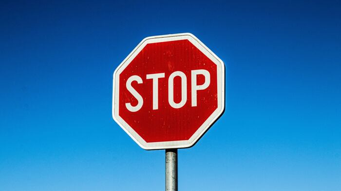 Stop sign