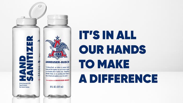 AnheuserBusch Sanatizer