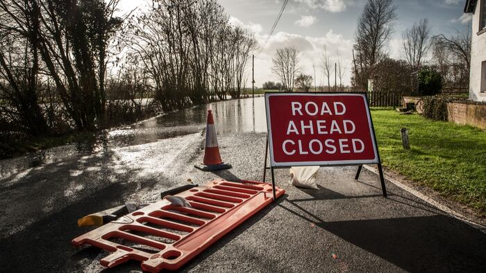 Road closed
