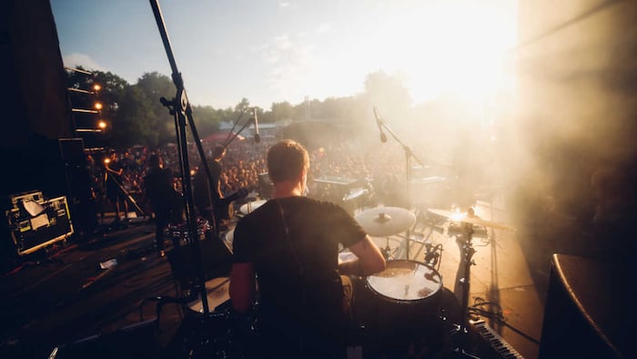 Concert in sun