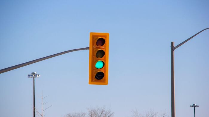 Green traffic light