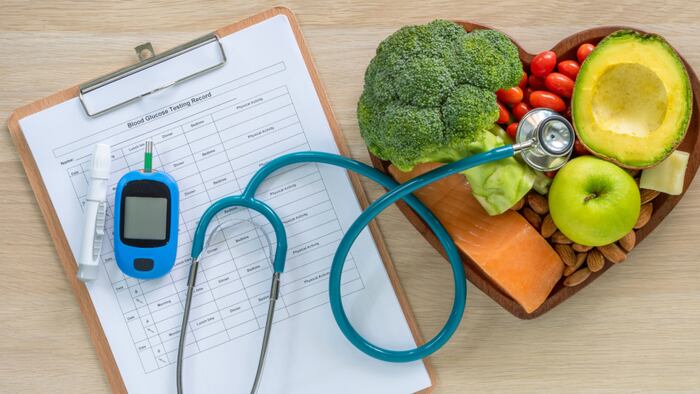 healthy nutritional food eating lifestyle to prevent heart disease and diabetes