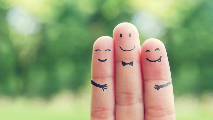 Happy finger