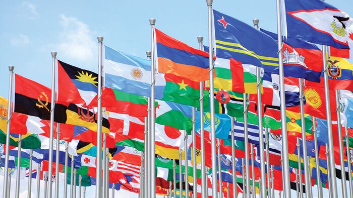 International Flags Blowing In Wind_1200x675