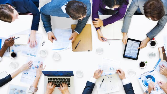 Diverse Business People on a Meeting