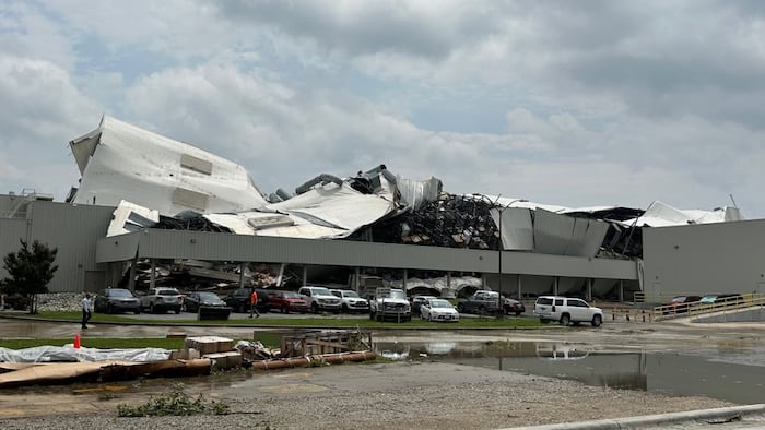 Tornado damage to Pfizer's Rocky Mount plant