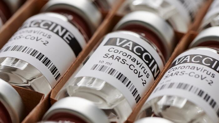 COVID-19 vaccine vials