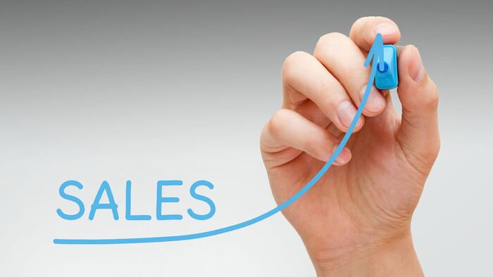 Sales going up