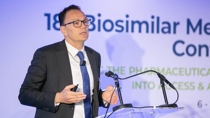 Adrian van den Hoven at Medicines for Europe's 18th Biosimilar Medicines Conference