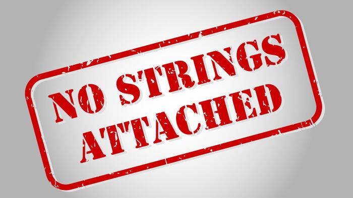 No strings attached