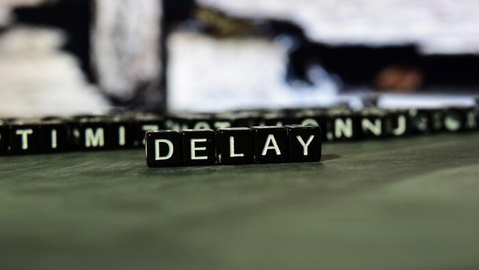 Delay Blocks Black White