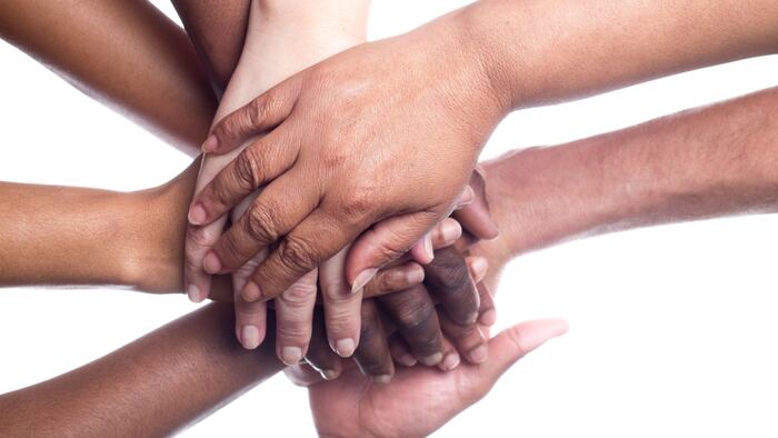 Diverse hands