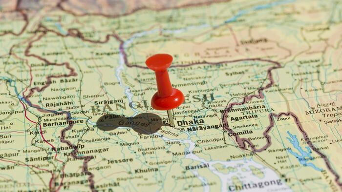 Bangladesh Map Pin