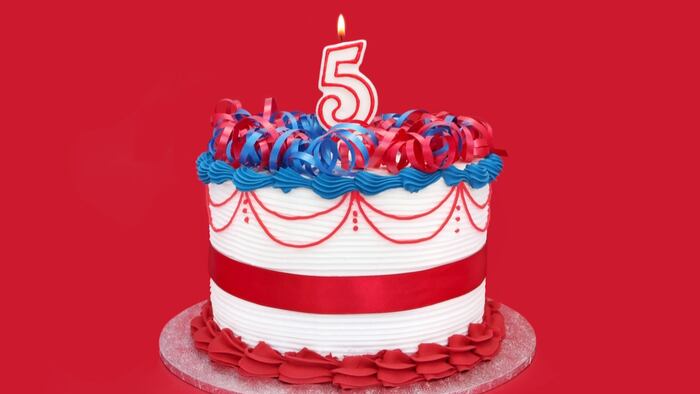 5th birthday cake