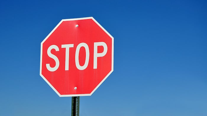 stop sign