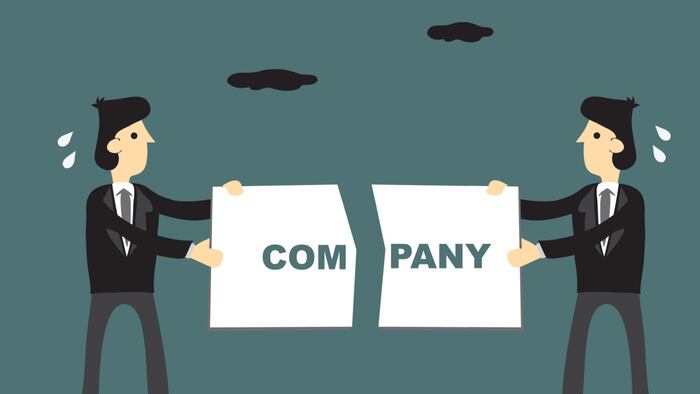 company break up