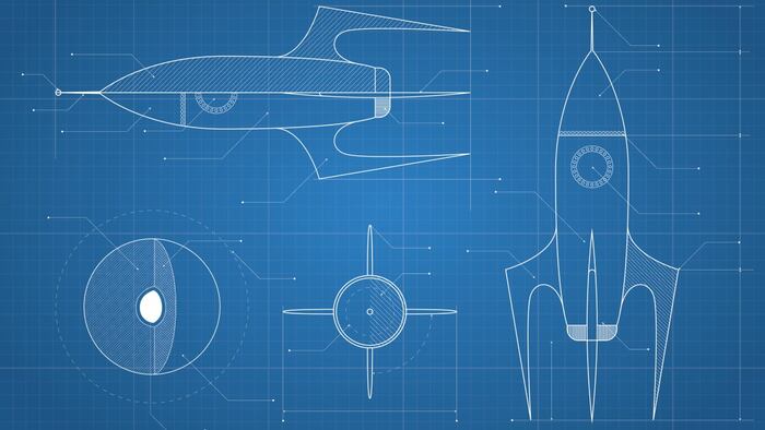 Spaceship blueprints