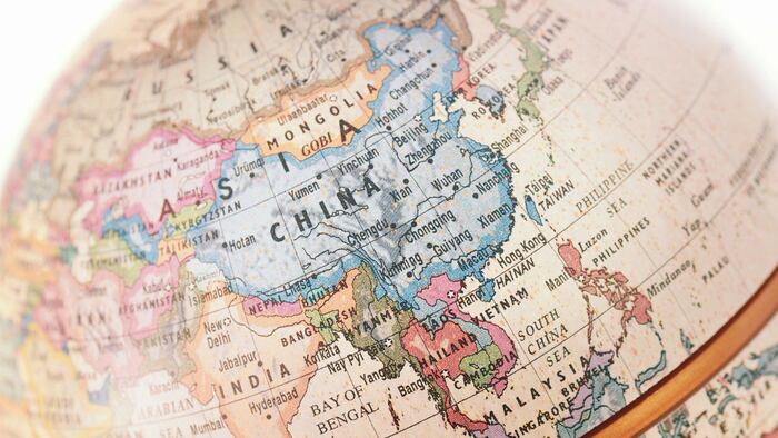 China globe