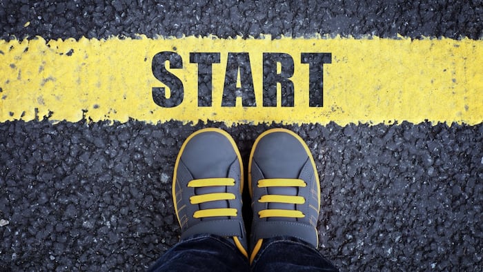 start line