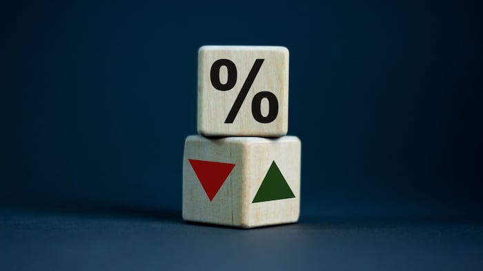 up and down percentage