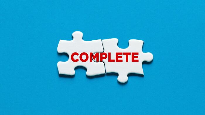 Complete Word Jigsaw Pieces