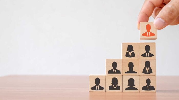 wooden blocks with people
