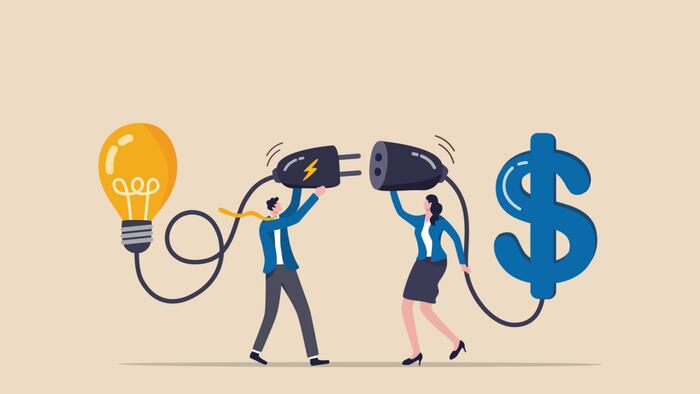 Venture capital or financial support for startup and entrepreneur company