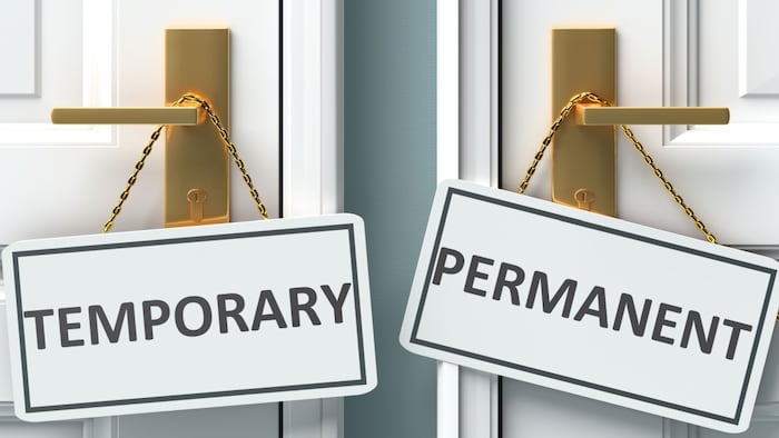 Temporary and permanent
