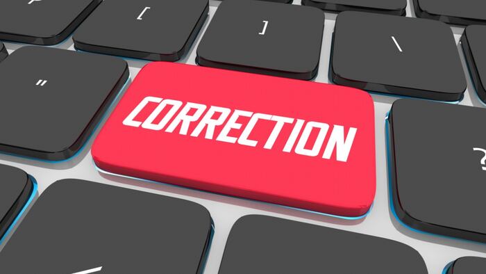 Correction