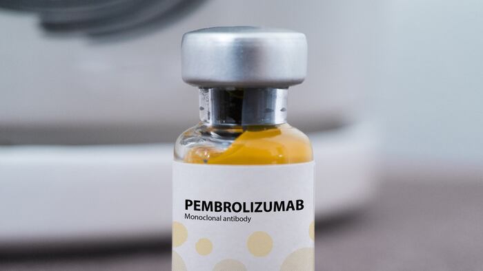 Vial of pembrolilzumab