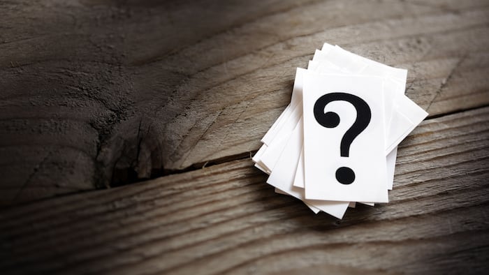 question mark