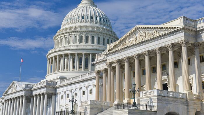 United States Capitol Building in Washington DC USA