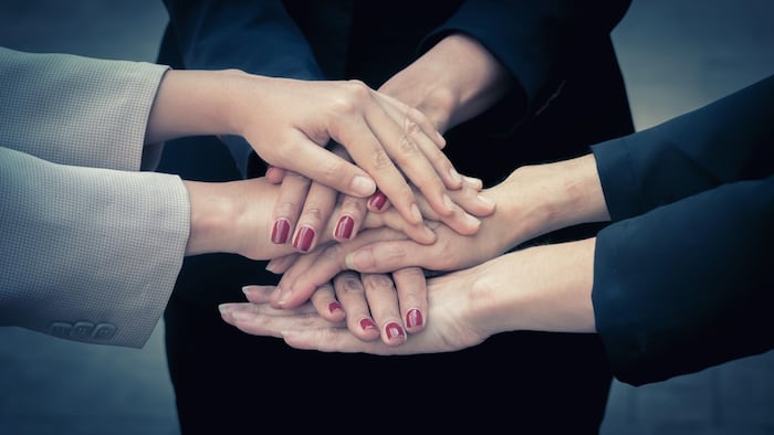 Team teamwork togetherness collaboration concept