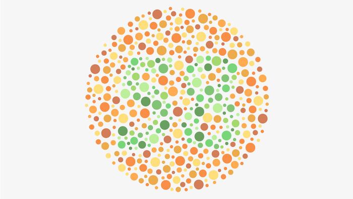 Ishihara Test. Color Blind Test. - Vector
