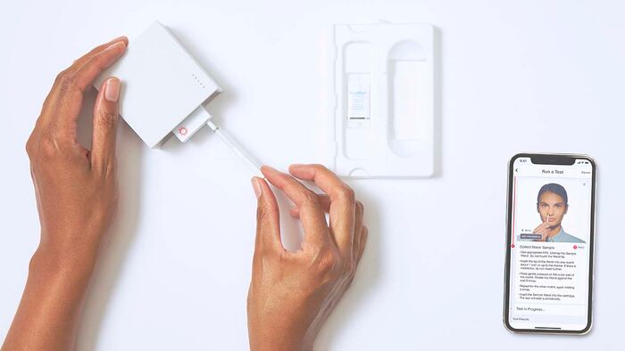 Cue Health's COVID-19 OTC molecular test has been approved at home.