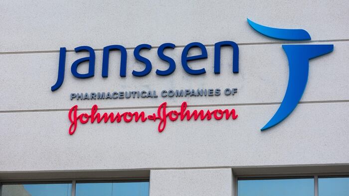 J&J Janssen sign