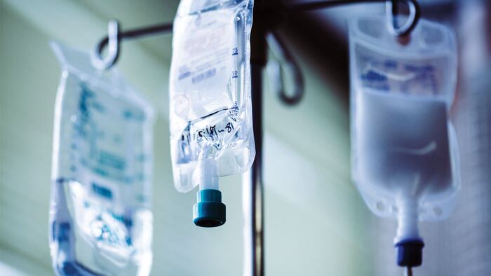Infusion of a hospital